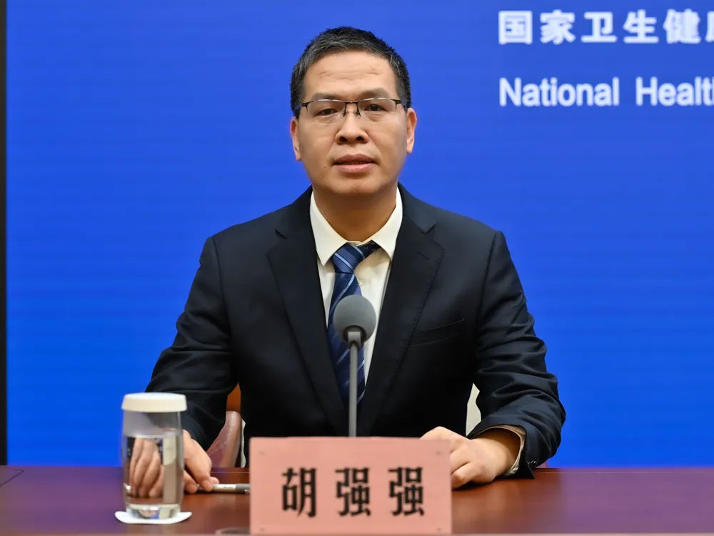 國(guó)家衛(wèi)健委新聞發(fā)言人、宣傳司副司長(zhǎng) 胡強(qiáng)強(qiáng)
